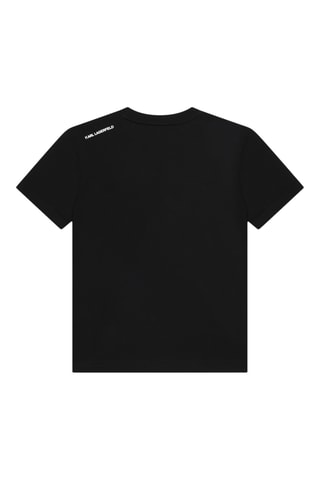 T-shirt en coton biologique - Noir - Karl Lagerfeld 