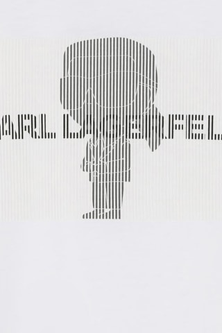 T-shirt en coton biologique Karl Lagerfeld - Blanc - Karl Lagerfeld 
