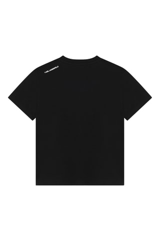 T-shirt en coton biologique - Noir - Karl Lagerfeld