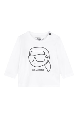Ensemble 3 pièces en coton biologique - Noir et blanc - Karl Lagerfeld