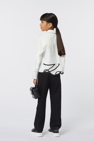 Basket montantes en cuir - Noir - Karl Lagerfeld