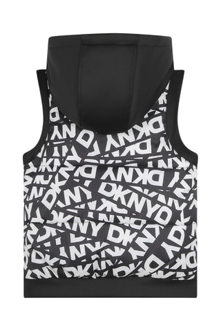 Doudoune sans manches réversible - Noir et blanc  - DKNY