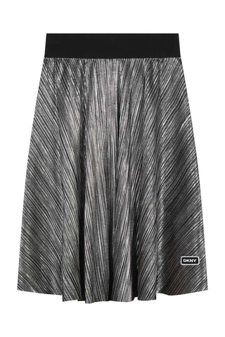 Jupe plissée - Argenté - DKNY
