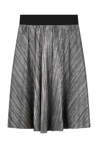 Jupe plissée - Argenté - DKNY
