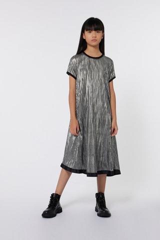 Robe plissée - Argenté - DKNY