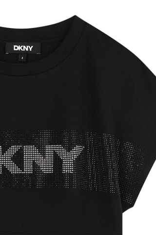 T-shirt en coton biologique - Noir - DKNY