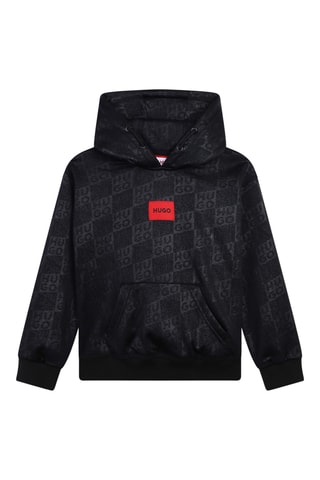 Sweat à capuche - Noir - Hugo