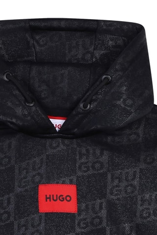 Sweat à capuche - Noir - Hugo