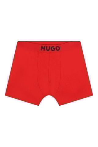 2 boxers - Noir et rouge - Hugo