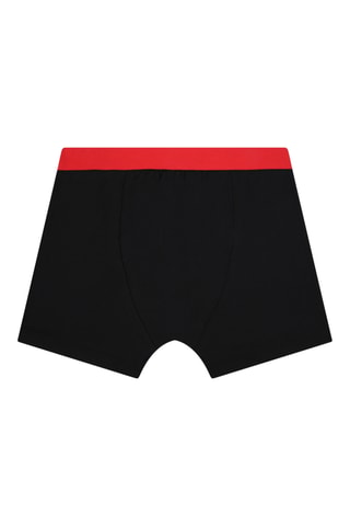 2 boxers - Noir et rouge - Hugo