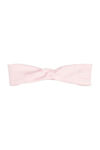 Grenouillère et bandeau en coton biologique - Rose - Boss