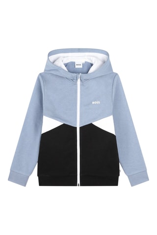 Sweat à capuche - Ciel et noir - Boss