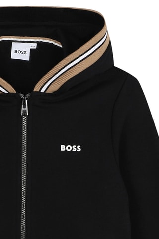 Sweat à capuche - Noir - Boss