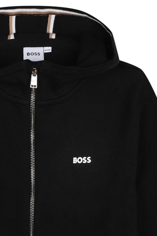 Sweat à capuche - Noir - Boss