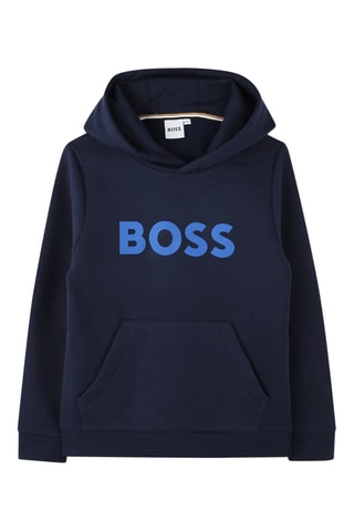 Sweat à capuche - Bleu marine - Boss