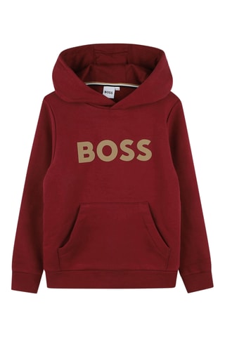 Sweat à capuche - Bordeaux - Boss