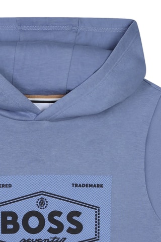 Sweat à capuche - Gris clair - Boss