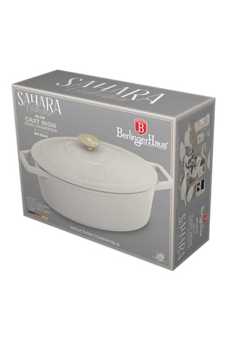 Panela oval de ferro fundido - 30 cm - 4,65 l