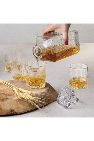 Serviço de whisky em cristal