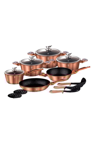 Trem de cozinha sem PFOA   15 peças