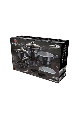 Trem de cozinha revestimento mármore Metallic Line Carbon Pro Edition - 13 peças