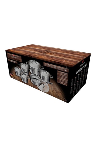 Trem de cozinha de aço inoxidável - 12 peças