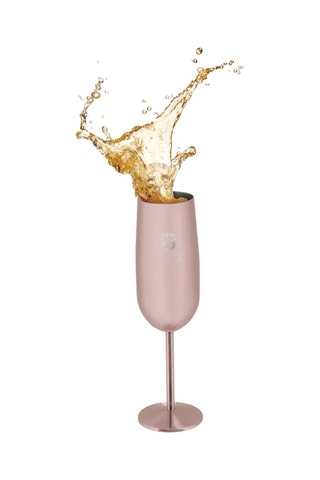 2 flutes de champanhe em aço inoxidável - 2 x 26 cl