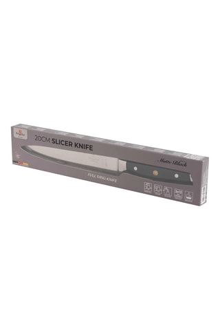 Faca de fatiar em aço inoxidável Black Vantage - 20 cm