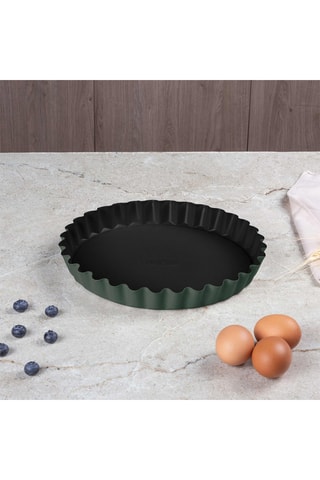 Forma de tarte Matte Green - 28 cm