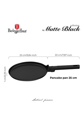 Frigideira para crepes Matte Black - 25 cm