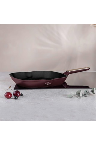 Frigideira de grelhar de alumínio forjado Leonardo Nordic - 28 cm