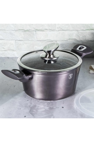 Panela com revestimento em mármore Carbon Pro - 20 cm - 2,5 l