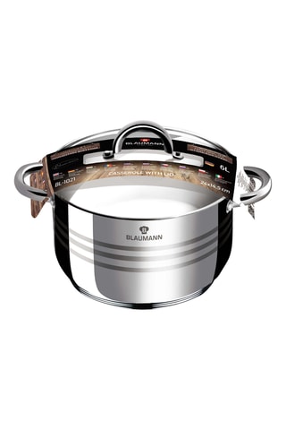Tacho em aço inoxidável Gourmet - 24 cm - 6 l