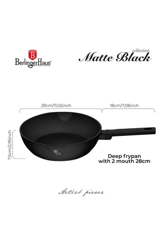 Frigideira Matte Black - 28 cm