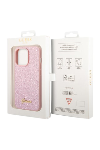 Case Guess Glitter Script - iPhone 14 Pro