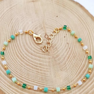 Pulseira - Latão banhado a ouro