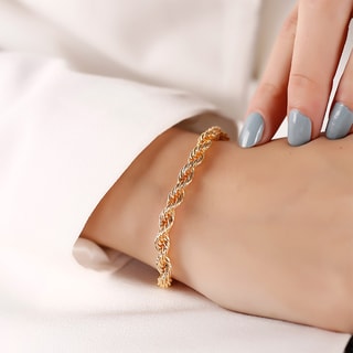 Pulseira - Latão banhado a ouro 