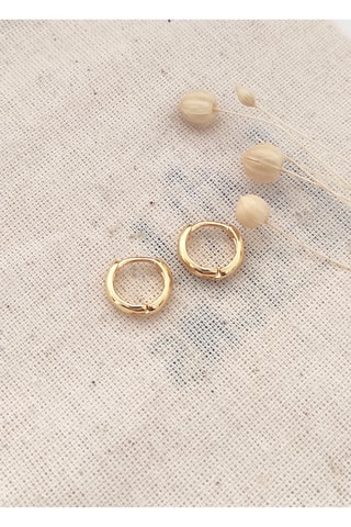 Argolas Banhadas a ouro amarelo fino