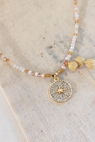 Colar - Banhado a ouro amarelo e zircões