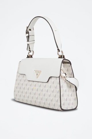 Sac à main G Wave - Blanc et beige