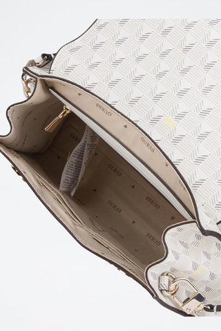 Sac à main G Wave - Blanc et beige