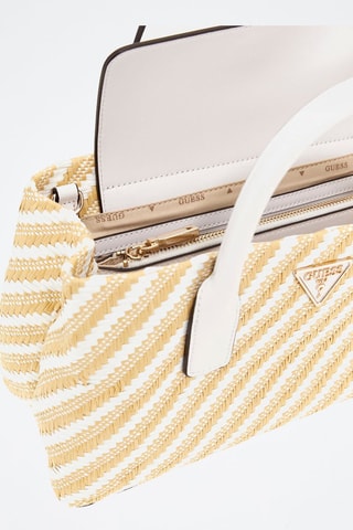 Sac à main Simona - Beige et blanc