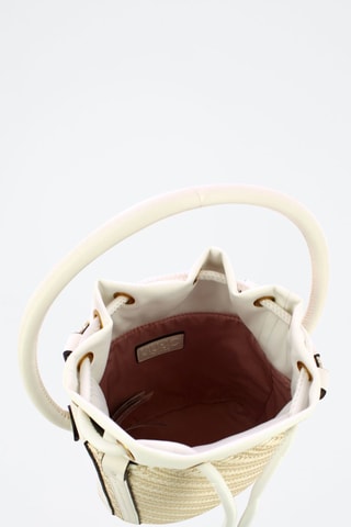 Sac seau en raphia - Ecru