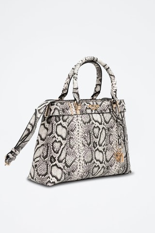 Sac à main - Ecru et gris