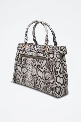 Sac à main - Ecru et gris