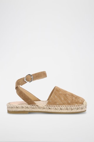 Espadrilles en nubuck - Camel