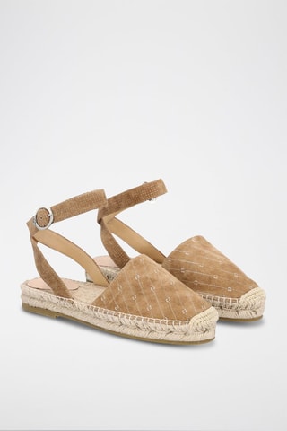 Espadrilles en nubuck - Camel