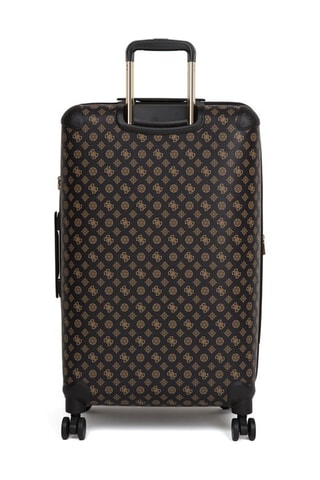Valise grand volume Wilder - Noir et marron - 77 cm