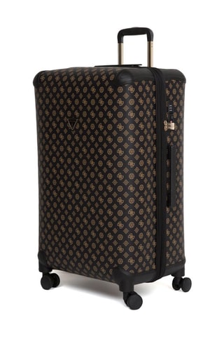 Valise grand volume Wilder - Noir et marron - 77 cm