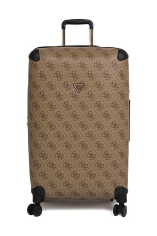 Valise grand volume Berta - Beige et marron - 70 cm